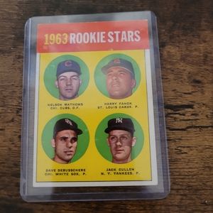 1963 Topps Rookie Stars Baseball Card